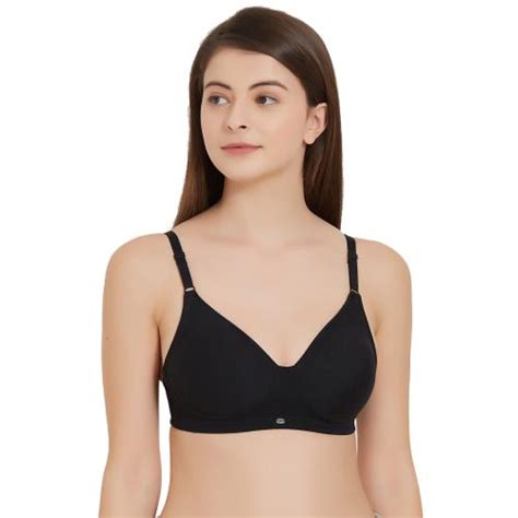 Buy Soie Black Full Coverage Seamless Cup Non Wired Bra Black 40b Online At Best Prices In