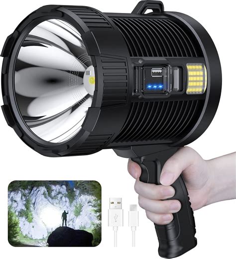 PROTON Rechargeable Spotlight 100000 Lumens Led Spot Lights Handheld