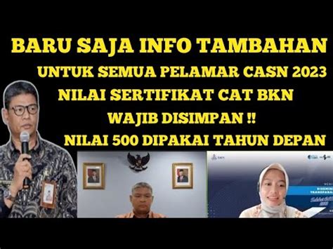 Tonton Sekarang Info Tambahan Bkn Untuk Besok P P P P Harap