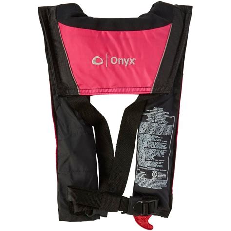 ONYX A M 24 Pink Automatic Manual Inflatable Life Jacket By ONYX At