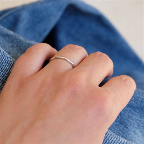 Simple Reminder Ring Rose Gold Vermeil Xs Mm