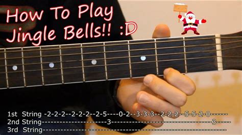 Jingle Bells How To Play On Acoustic Guitar Tabs Lesson 🎄🎅 Youtube