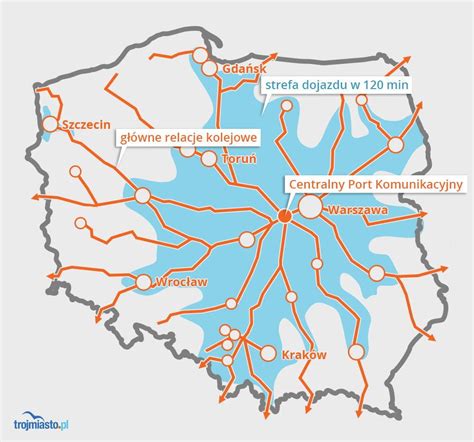 Nowa linia kolejowa połączy Trójmiasto i Centralny Port Komunikacyjny