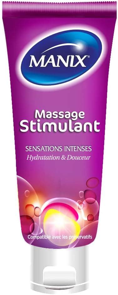 MANIX Gel De Massage Stimulant 200 ML A Effet Chauffant Pour Stimuler