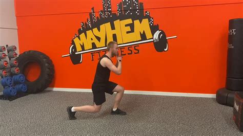 Split Squat Jumps Demonstration Mayhem Fitness Youtube