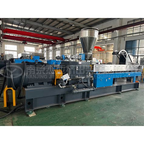 High Filling Modified Twin Screw Extruder Double Screw PE PP CaCO3