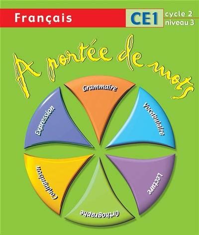 Livre A portée de mots français CE1 cycle 2 niveau 3 programmes