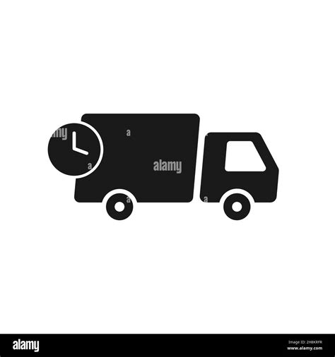 Delivery Truck icon on white background. Vector Stock Vector Image & Art - Alamy