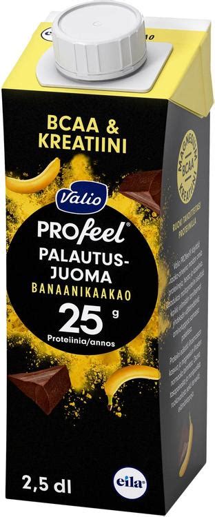 Valio Profeel Palautusjuoma Banaanikaakao Dl Uht Laktoositon S