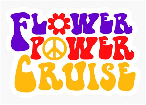 Flower Power Font Hd Png Download Kindpng