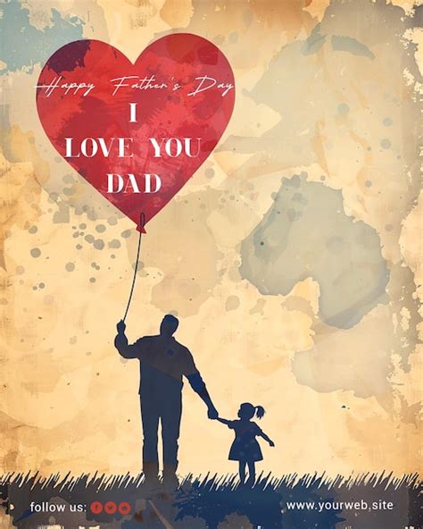 Premium Psd Happy Fathers Day Social Media Post Template Psd