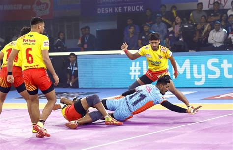 Pro Kabaddi Score Bengal Warriors Vs Gujarat Fortunegiants Score