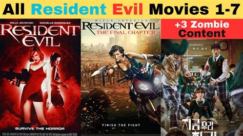 All Resident Evil Movies List How To Watch Resident Evil Movies In