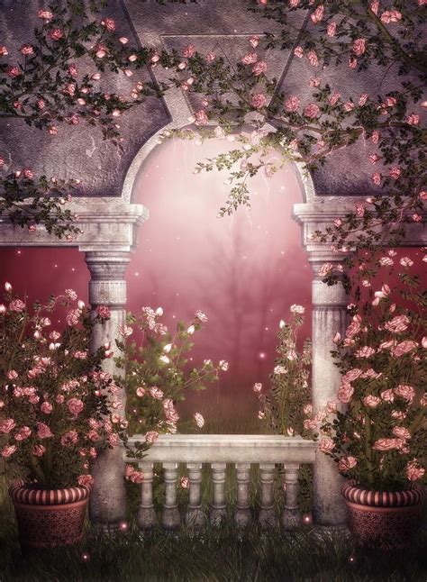 Flower Arch Green Vine Fantasy Photography Backdrop Mr 2236 Dbackdrop Photography Backdrops