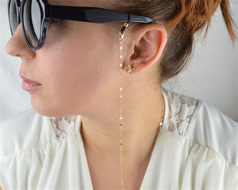 Gold Sunglasses Chain 14k Gold Filled Must Have 2023