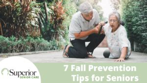 Fall Prevention Tips For Seniors Superior Senior Care