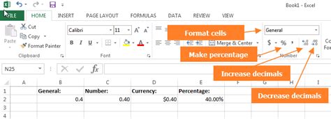 Format Excel Cells Excel Tutorial