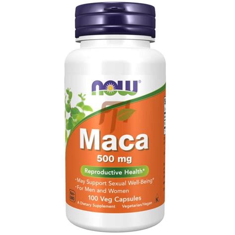 NOW MACA (500 мг × 100 капсул) - Купить корень маки перуанской в Москве ...