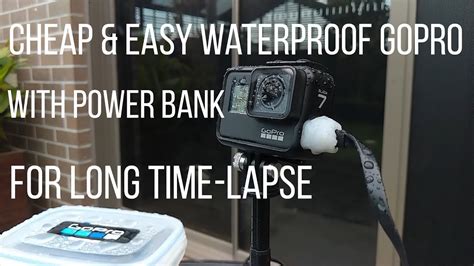 GoPro Hero 7 Black Waterproof Your GoPro Battery Pack For LONG Time