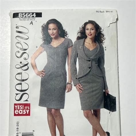 See And Sew Dress Patterns Etsy