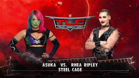 Asuka Vs Rhea Ripley Steel Cage Match WWE 2K22 YouTube