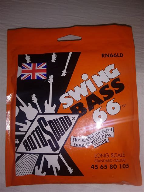 Rotosound Nickel Swing Bass 66 Long Scale Bass Strings Reverb