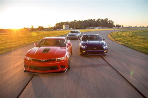 A True Challenge The New Camaro Z 28 Vs Mustang GT Vs Hellcat