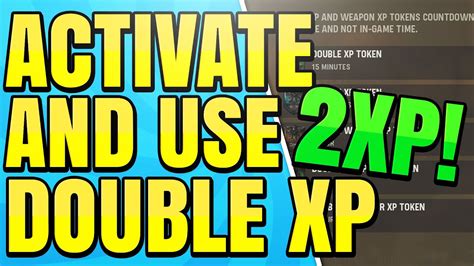 How To Activate And Use Double XP Tokens In Call Of Duty Vanguard YouTube