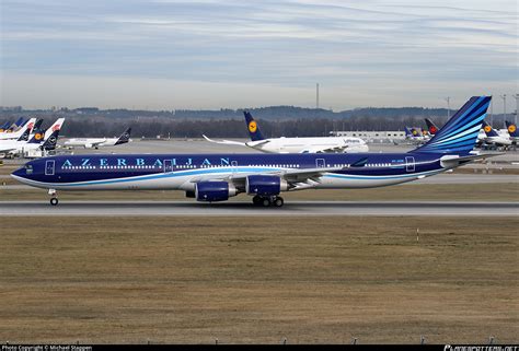 4K AI08 AZAL Azerbaijan Airlines Airbus A340 642 Photo By Michael