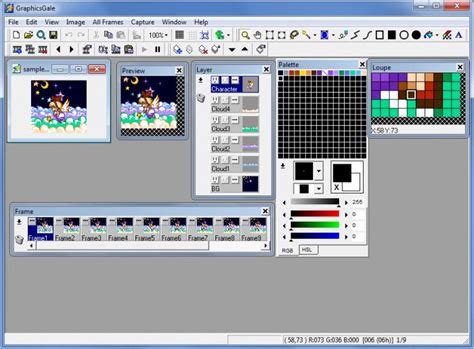 View GraphicsGale screenshot