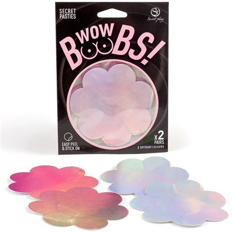SECRET PLAY UAU PEITOS CAPAS DE BICO DE FLOR GlowLick Sex Shop Nº1