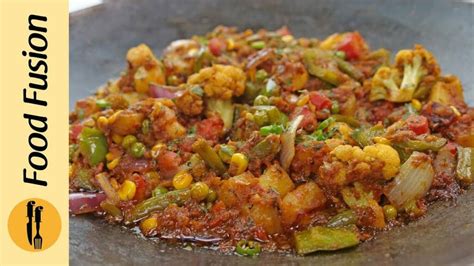 Mix Veg Bhuna Dhaba Style Recipe By Food Fusion Viva Recipes