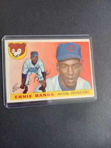 Topps Baseball Ernie Banks Chicago Cubs Hof Ebay