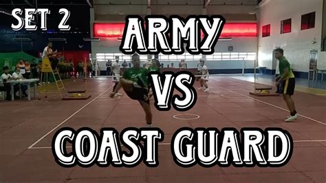 Coastguard Vs Army Sepak Takraw Afp Olympic Youtube