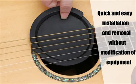 Amazon 4 Inch Guitar Soundhole Cover Soft Rubber Feedback Buster