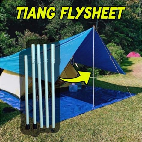 Jual Frame Tiang Flysheet Aluminium Tiang Tenda Camping Awning Mobil