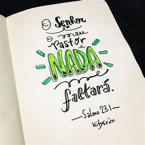 Salmos 23 1 Inscrição Projeto de rotulação Frases inspiracionais