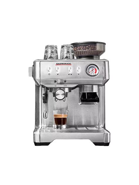 Gastroback Design Espresso Advanced Barista Silber