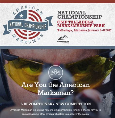 American Marksman Championship at Talladega in January « Daily Bulletin