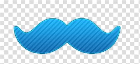 Blue Mustache Clip Art