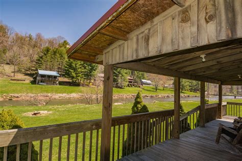 Riverfront Log Cabin Nc Mountains