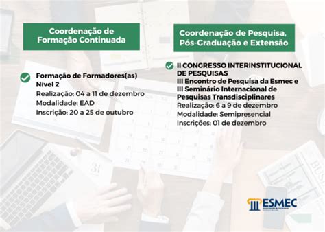 Esmec Divulga A Agenda Acad Mica De Dezembro Tjce Natal De A O