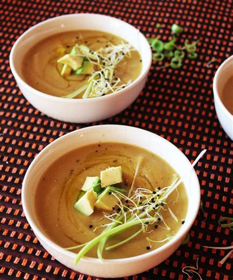 Spicy Sweet Potato and Leek Soup - aninas recipes