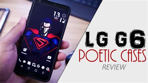 LG G6 Top 3 Poetic Cases Review YouTube