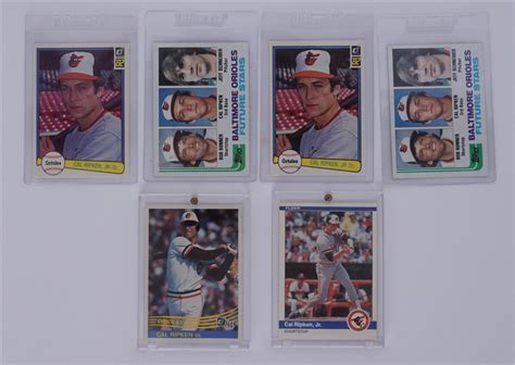 Lot Detail Lot Of Cal Ripken Jr Cards W Rookies