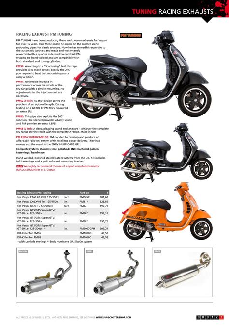 Sip Modern Vespa Catalogue English Version By Sip Scootershop Gmbh Issuu