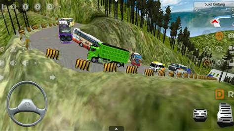 DUMP TRUCK MUAT PASIR GAK KUAT NANJAK BUKIT BINTANG GAME BUSSID