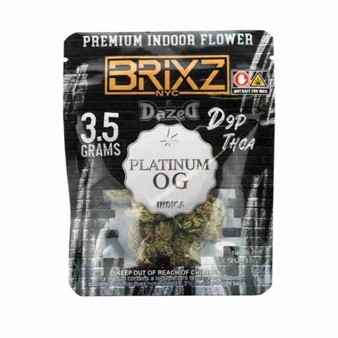 Brixz D9P Delta 9 Premium Indoor Cannabis Flower 3 5g