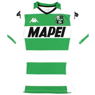 Sassuolo Home Football Shirt Sponsored By Mapei