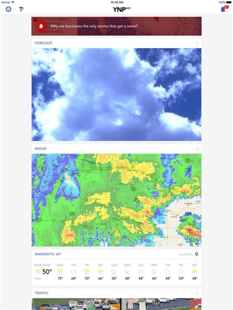 App Shopper: YNP wx: Yellowstone National Park Weather Forecast (Weather)